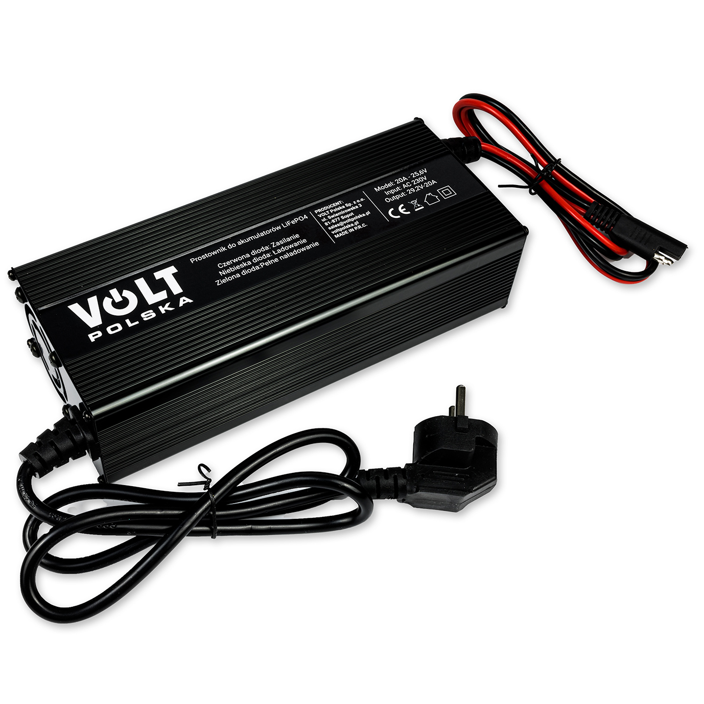 PROSTOWNIK DO AKUMULATORÓW 24V LiFePO4 20A (25,6V)