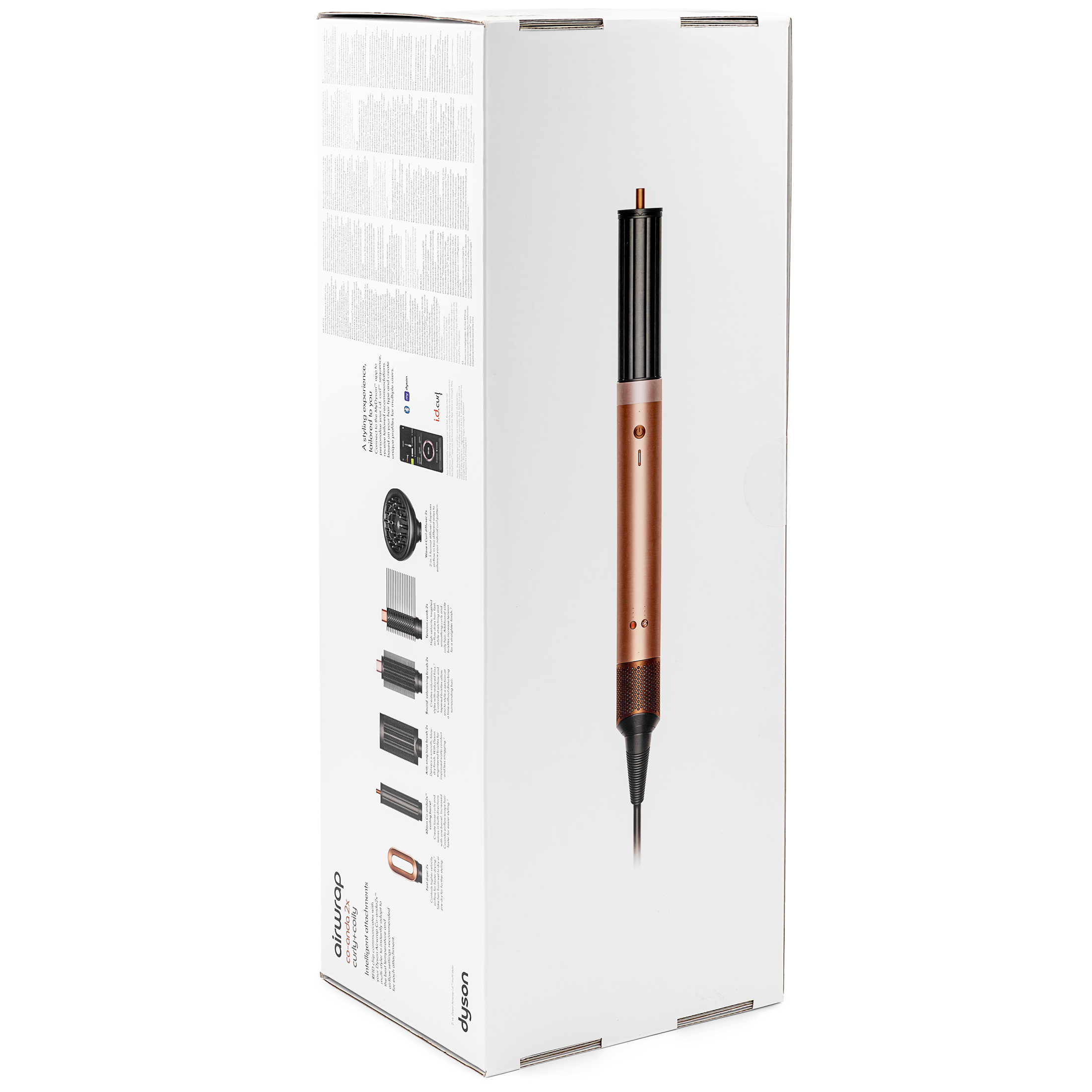 Lokówko suszarka Multistyler Dyson Airwrap Co‑anda2x Curly+Coily Bursztynowy Jedwab