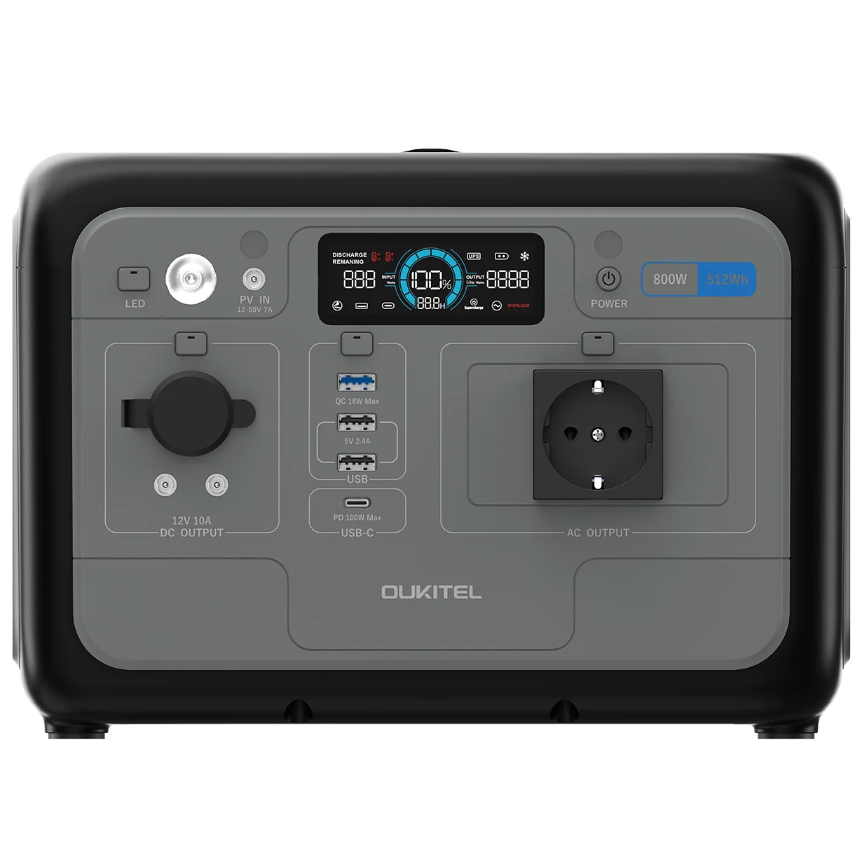MOBILNA STACJA ZASILANIA OUKITEL P800E 800W 512Wh