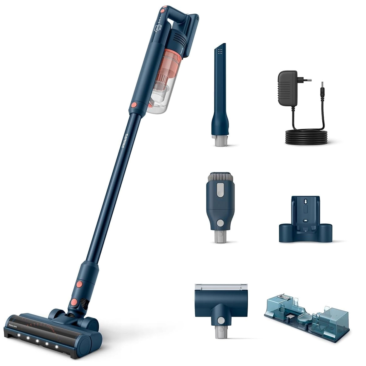 Odkurzacz pionowy mopujący Philips XC5142/01 niebieski