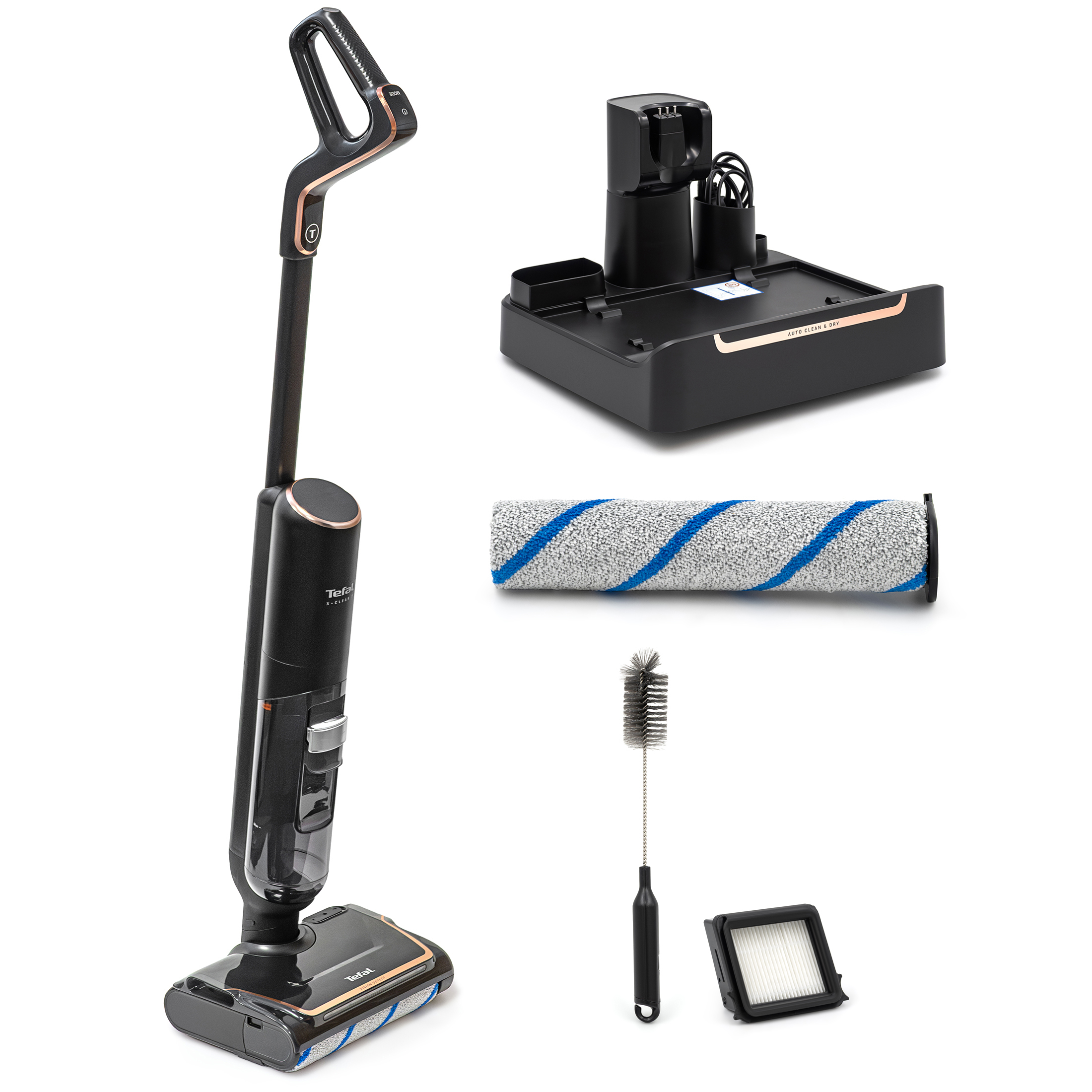 Bezprzewodowy odkurzacz myjący Tefal X-Clean 7 GF7540FO