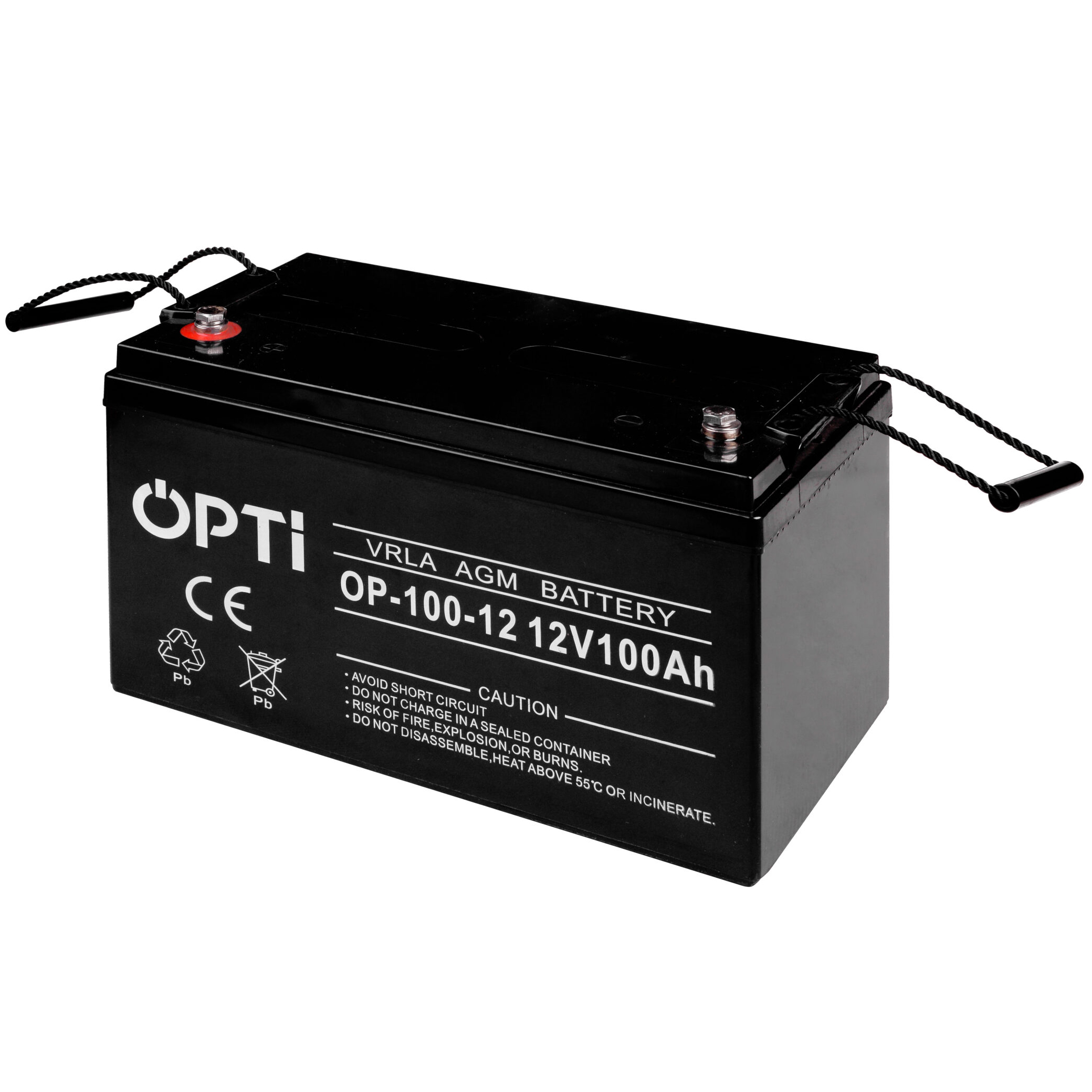 AKUMULATOR AGM OPTI 12V 100 Ah VRLA BEZOBSŁUGOWY 6AKUV100AG